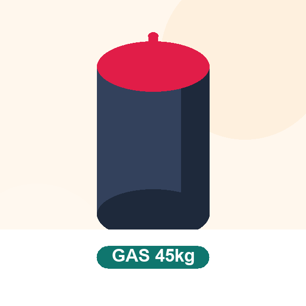 Botijão de Gás 45kg